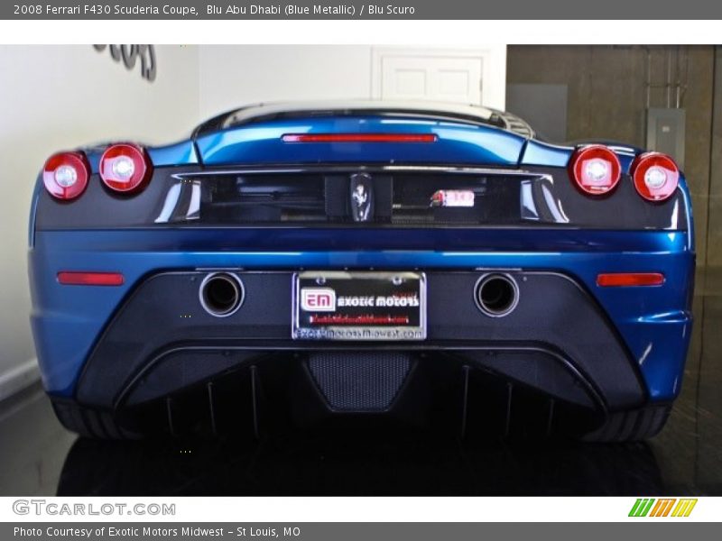 Blu Abu Dhabi (Blue Metallic) / Blu Scuro 2008 Ferrari F430 Scuderia Coupe