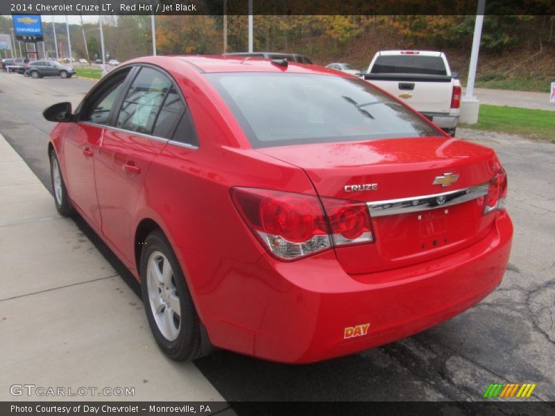 Red Hot / Jet Black 2014 Chevrolet Cruze LT