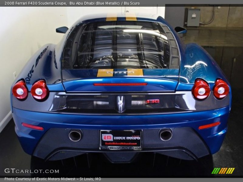 Blu Abu Dhabi (Blue Metallic) / Blu Scuro 2008 Ferrari F430 Scuderia Coupe
