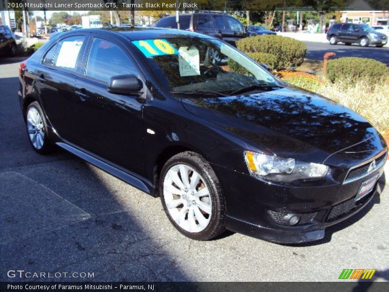 Front 3/4 View of 2010 Lancer Sportback GTS