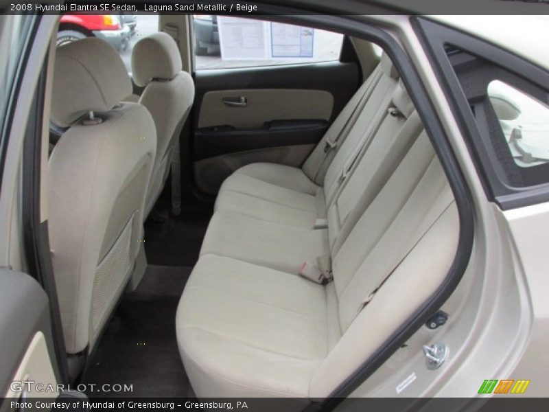 Laguna Sand Metallic / Beige 2008 Hyundai Elantra SE Sedan