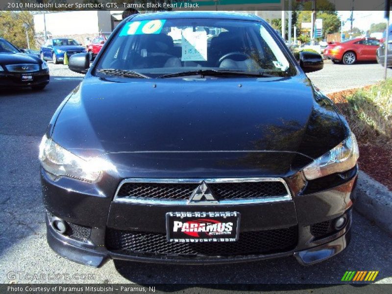 Tarmac Black Pearl / Black 2010 Mitsubishi Lancer Sportback GTS