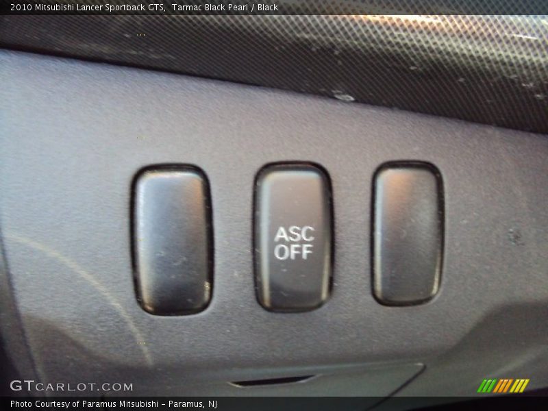 Tarmac Black Pearl / Black 2010 Mitsubishi Lancer Sportback GTS