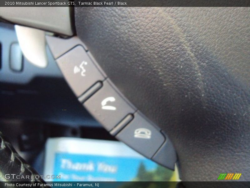 Tarmac Black Pearl / Black 2010 Mitsubishi Lancer Sportback GTS