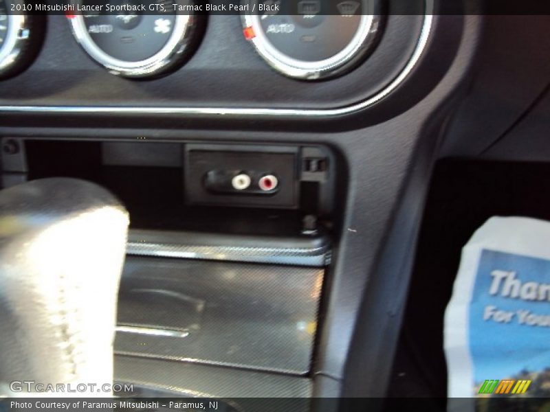 Tarmac Black Pearl / Black 2010 Mitsubishi Lancer Sportback GTS