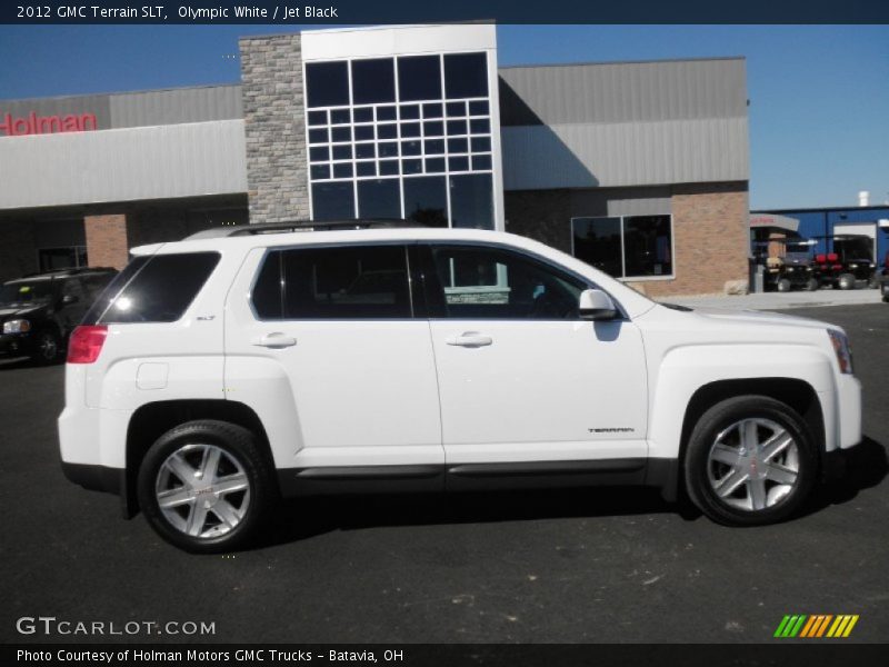 Olympic White / Jet Black 2012 GMC Terrain SLT