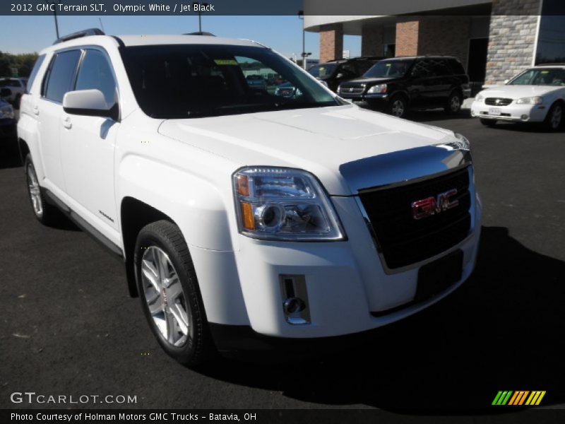 Olympic White / Jet Black 2012 GMC Terrain SLT