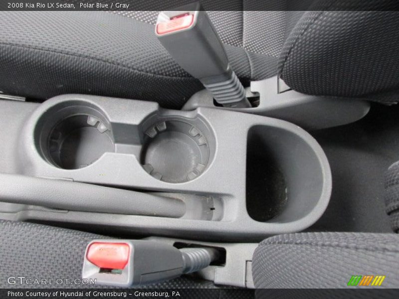Polar Blue / Gray 2008 Kia Rio LX Sedan