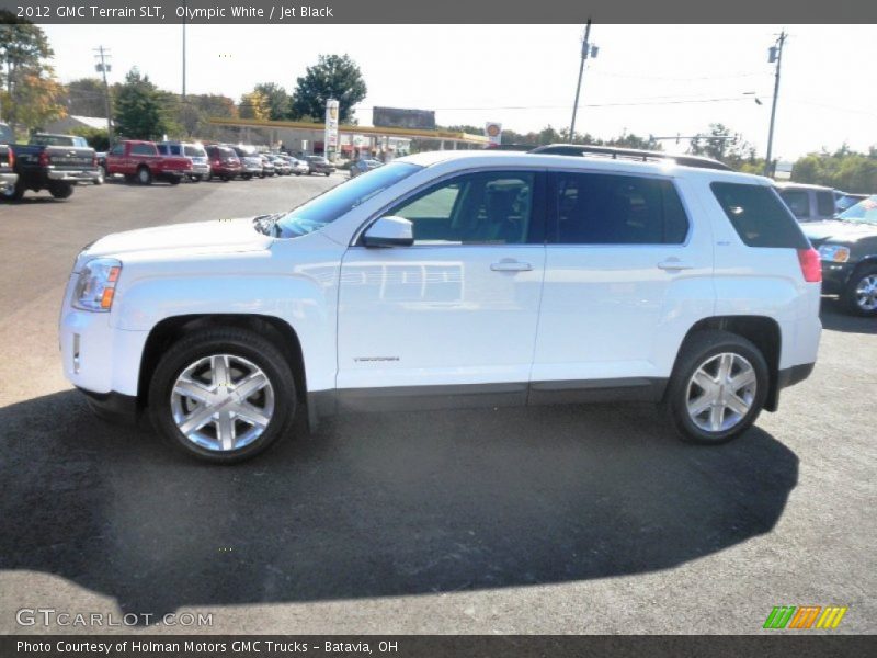 Olympic White / Jet Black 2012 GMC Terrain SLT