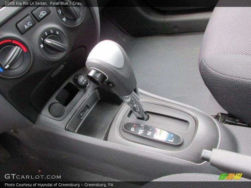 Polar Blue / Gray 2008 Kia Rio LX Sedan