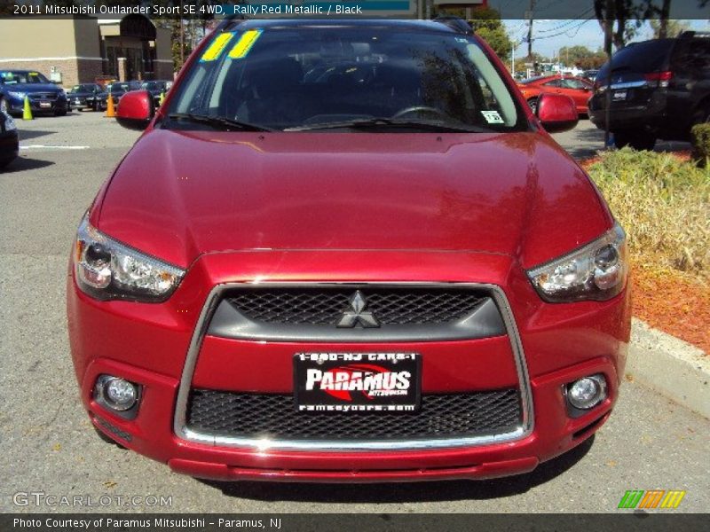Rally Red Metallic / Black 2011 Mitsubishi Outlander Sport SE 4WD