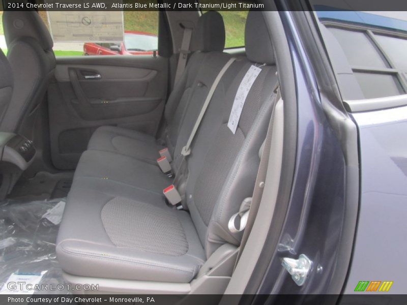Atlantis Blue Metallic / Dark Titanium/Light Titanium 2014 Chevrolet Traverse LS AWD