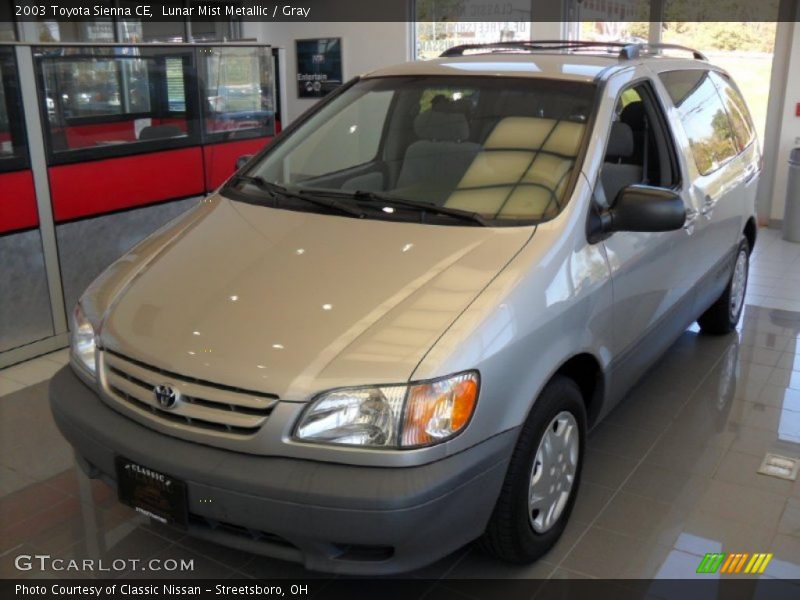 Lunar Mist Metallic / Gray 2003 Toyota Sienna CE