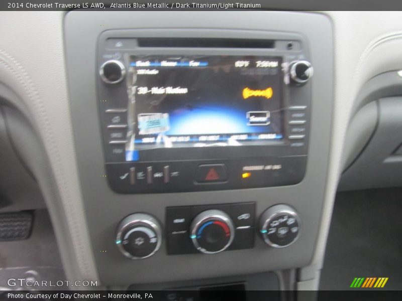Atlantis Blue Metallic / Dark Titanium/Light Titanium 2014 Chevrolet Traverse LS AWD