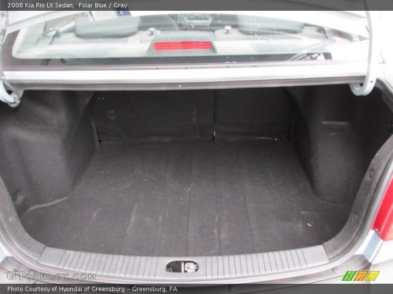 Polar Blue / Gray 2008 Kia Rio LX Sedan