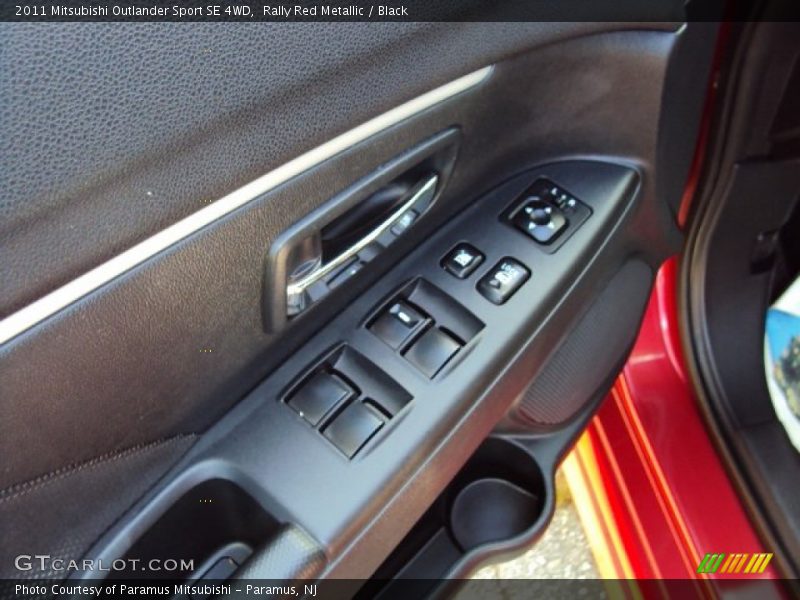 Rally Red Metallic / Black 2011 Mitsubishi Outlander Sport SE 4WD
