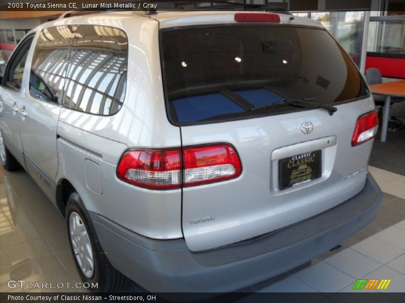 Lunar Mist Metallic / Gray 2003 Toyota Sienna CE