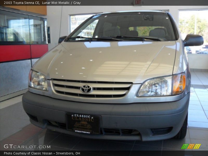 Lunar Mist Metallic / Gray 2003 Toyota Sienna CE