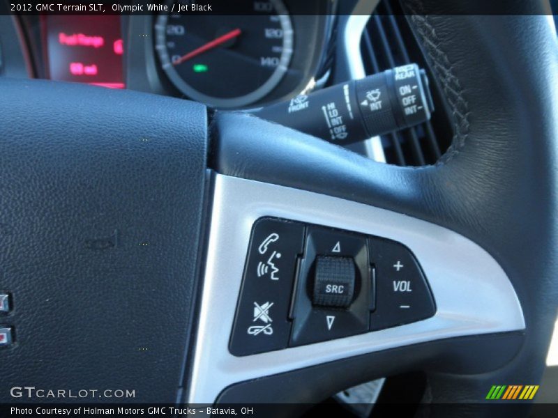 Olympic White / Jet Black 2012 GMC Terrain SLT