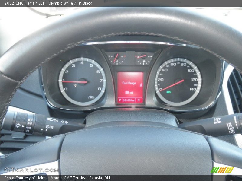 Olympic White / Jet Black 2012 GMC Terrain SLT