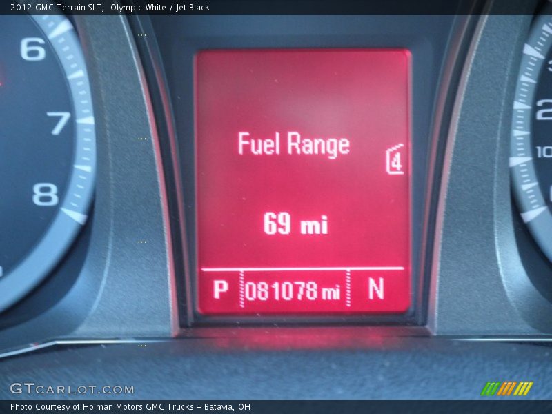 Olympic White / Jet Black 2012 GMC Terrain SLT