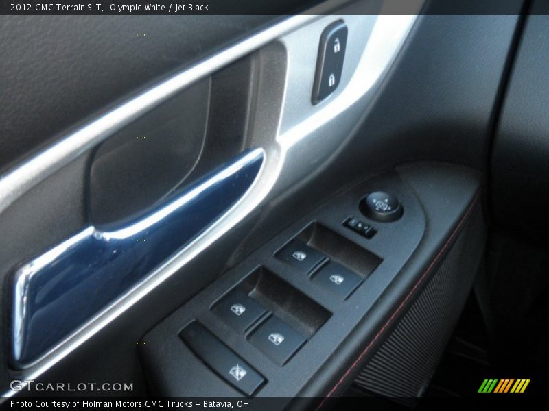 Olympic White / Jet Black 2012 GMC Terrain SLT