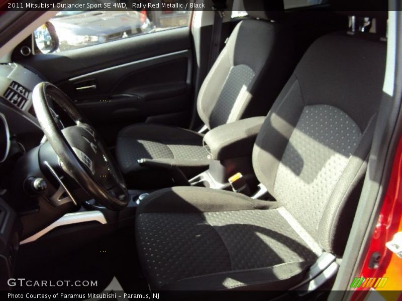 Rally Red Metallic / Black 2011 Mitsubishi Outlander Sport SE 4WD