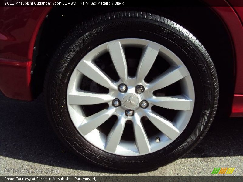 Rally Red Metallic / Black 2011 Mitsubishi Outlander Sport SE 4WD