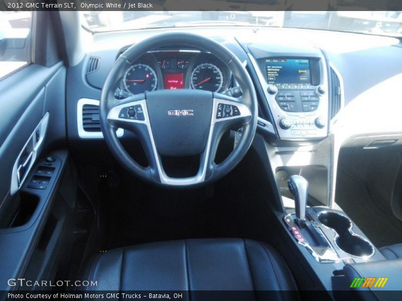 Olympic White / Jet Black 2012 GMC Terrain SLT