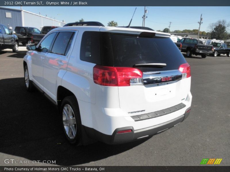 Olympic White / Jet Black 2012 GMC Terrain SLT