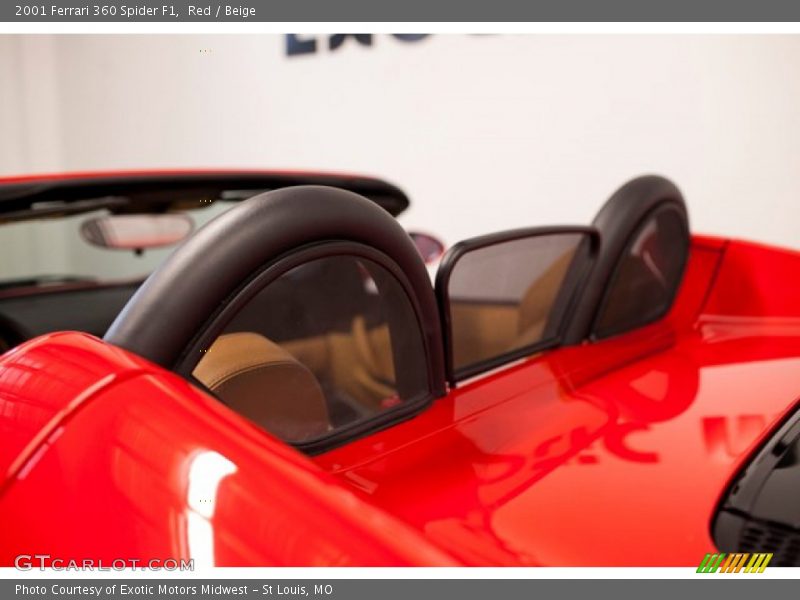 Red / Beige 2001 Ferrari 360 Spider F1