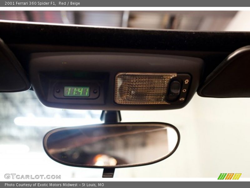 Controls of 2001 360 Spider F1