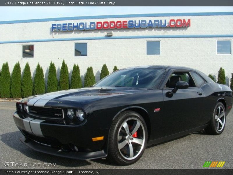 Pitch Black / Dark Slate Gray 2012 Dodge Challenger SRT8 392