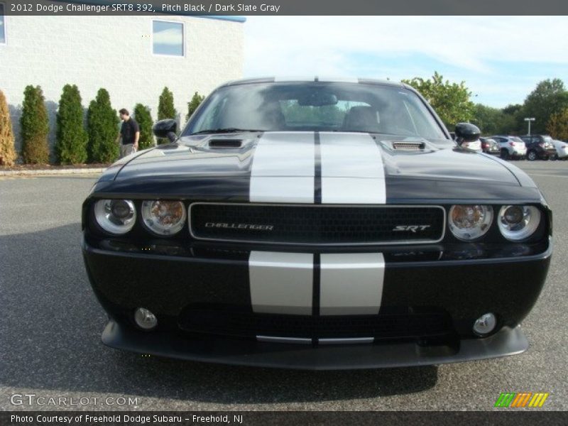 Pitch Black / Dark Slate Gray 2012 Dodge Challenger SRT8 392