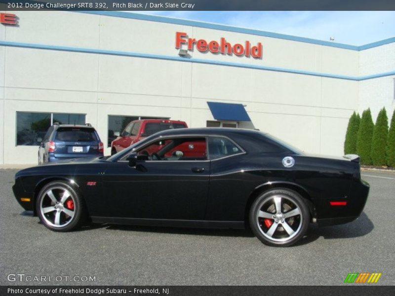 Pitch Black / Dark Slate Gray 2012 Dodge Challenger SRT8 392