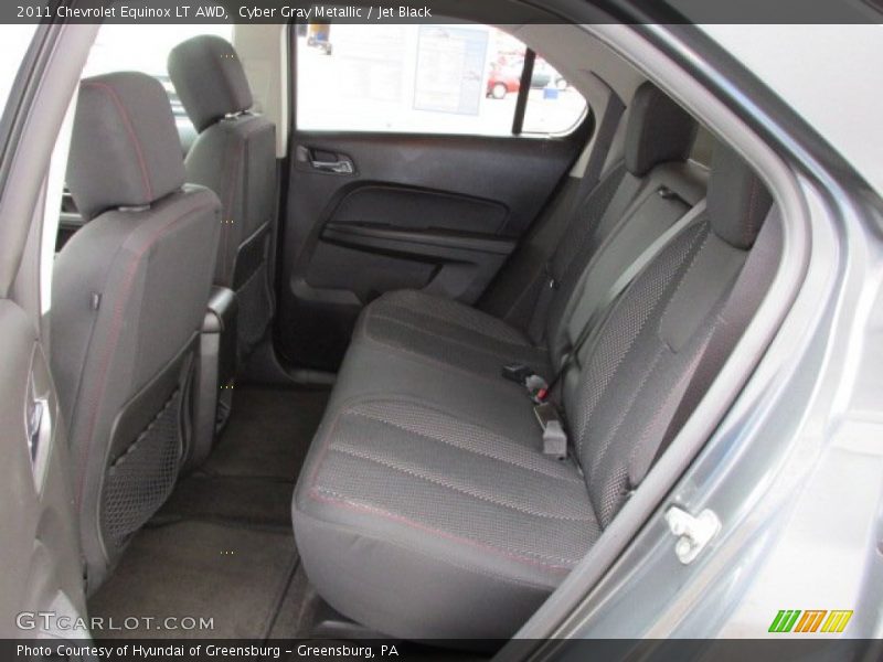 Cyber Gray Metallic / Jet Black 2011 Chevrolet Equinox LT AWD