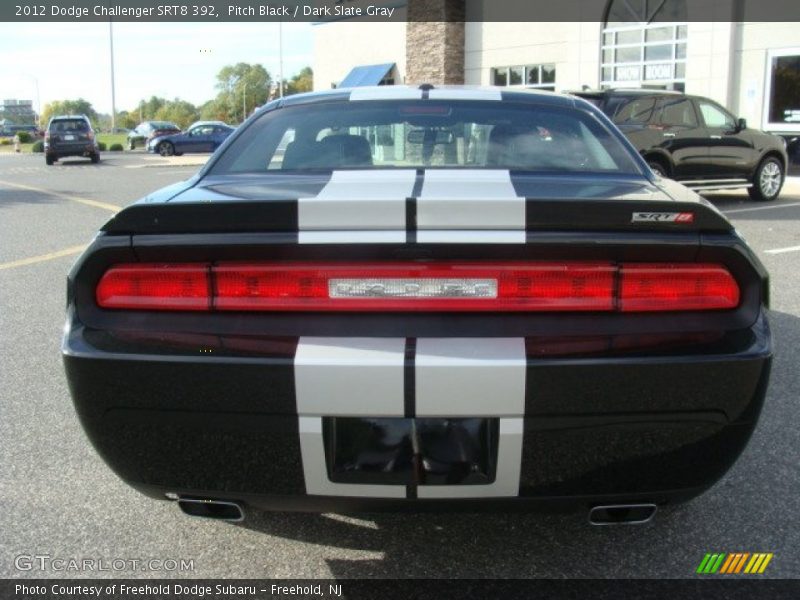 Pitch Black / Dark Slate Gray 2012 Dodge Challenger SRT8 392