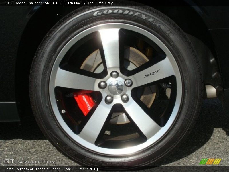 Pitch Black / Dark Slate Gray 2012 Dodge Challenger SRT8 392