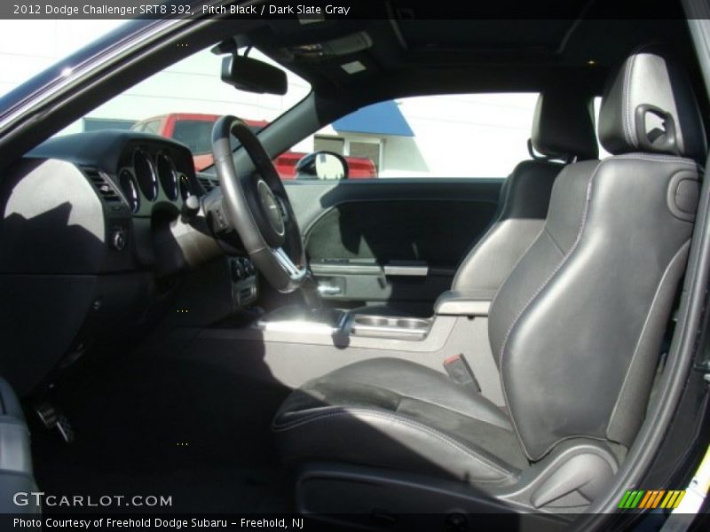 Pitch Black / Dark Slate Gray 2012 Dodge Challenger SRT8 392