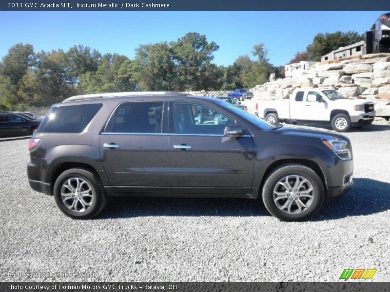 Iridium Metallic / Dark Cashmere 2013 GMC Acadia SLT