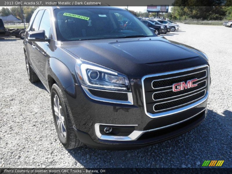 Iridium Metallic / Dark Cashmere 2013 GMC Acadia SLT