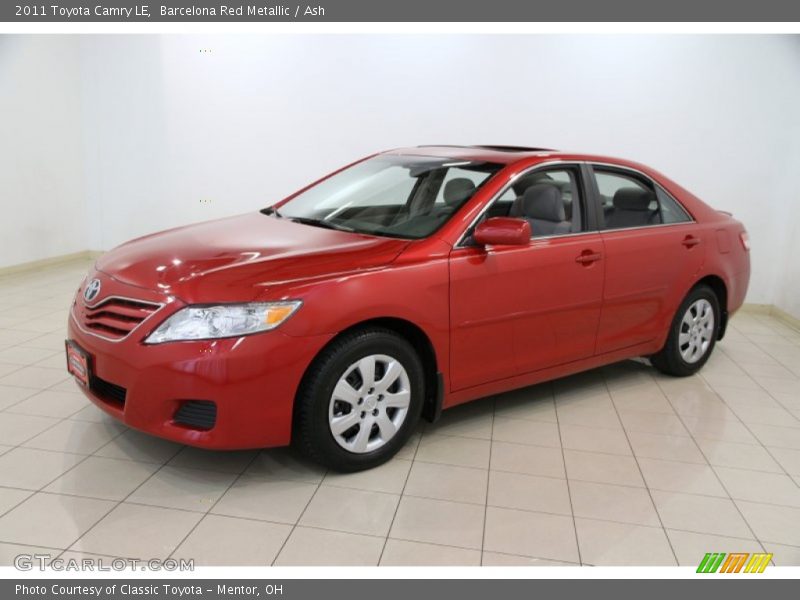 Barcelona Red Metallic / Ash 2011 Toyota Camry LE