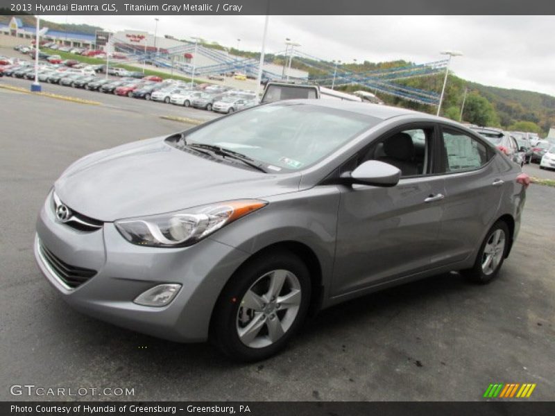 Titanium Gray Metallic / Gray 2013 Hyundai Elantra GLS