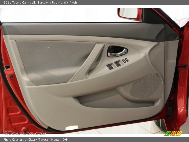Barcelona Red Metallic / Ash 2011 Toyota Camry LE