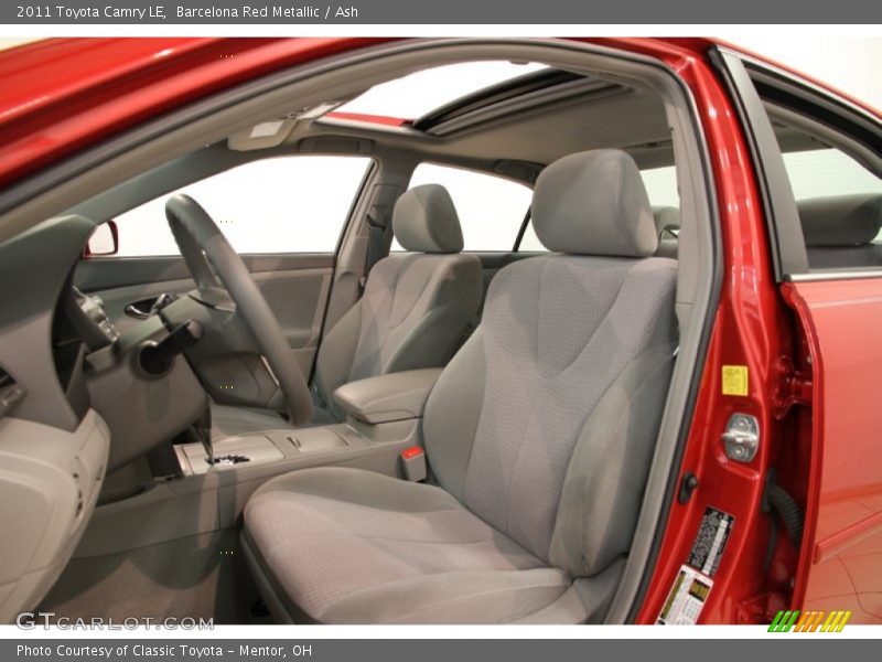Barcelona Red Metallic / Ash 2011 Toyota Camry LE
