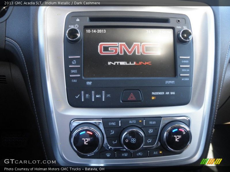 Iridium Metallic / Dark Cashmere 2013 GMC Acadia SLT