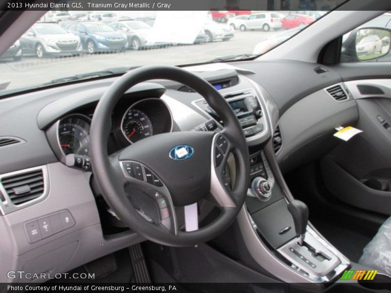Titanium Gray Metallic / Gray 2013 Hyundai Elantra GLS
