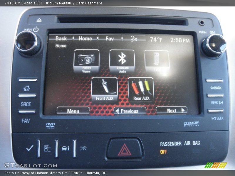Iridium Metallic / Dark Cashmere 2013 GMC Acadia SLT