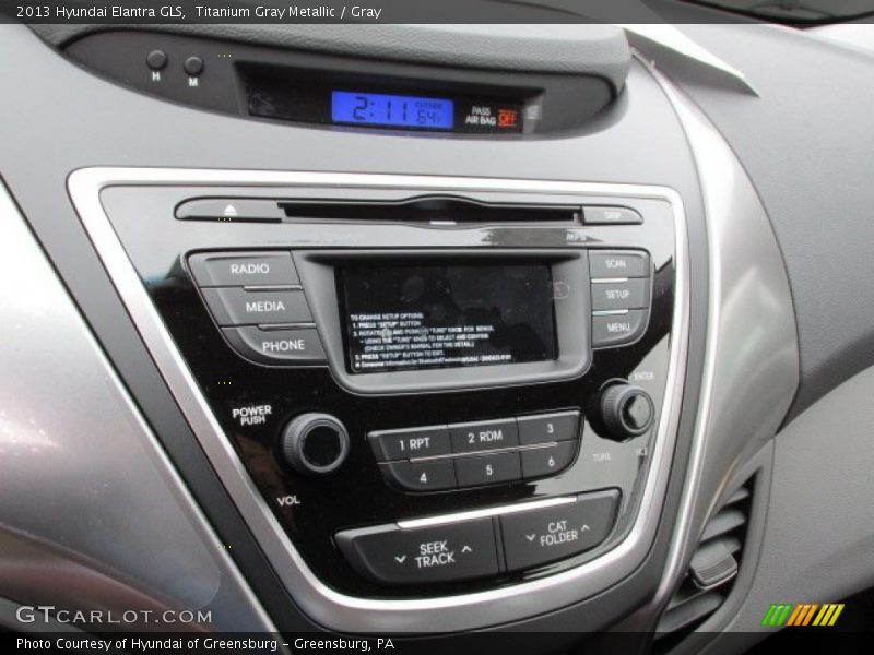 Titanium Gray Metallic / Gray 2013 Hyundai Elantra GLS