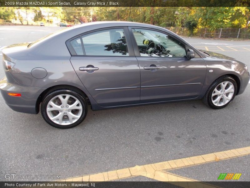 Galaxy Gray Mica / Black 2009 Mazda MAZDA3 i Sport Sedan